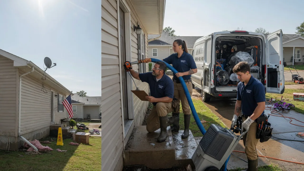 Ceiling Water Damage Restoration in Elmer, MO near me